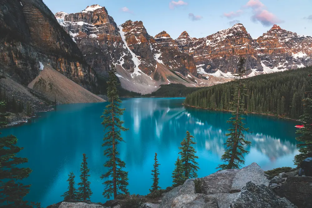 Canadian Rockies mountain view