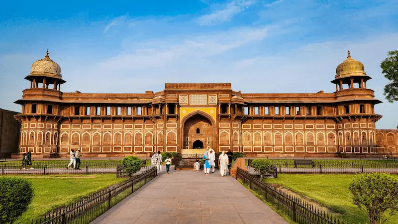 Agra Fort, a historic Mughal monument in Uttar Pradesh