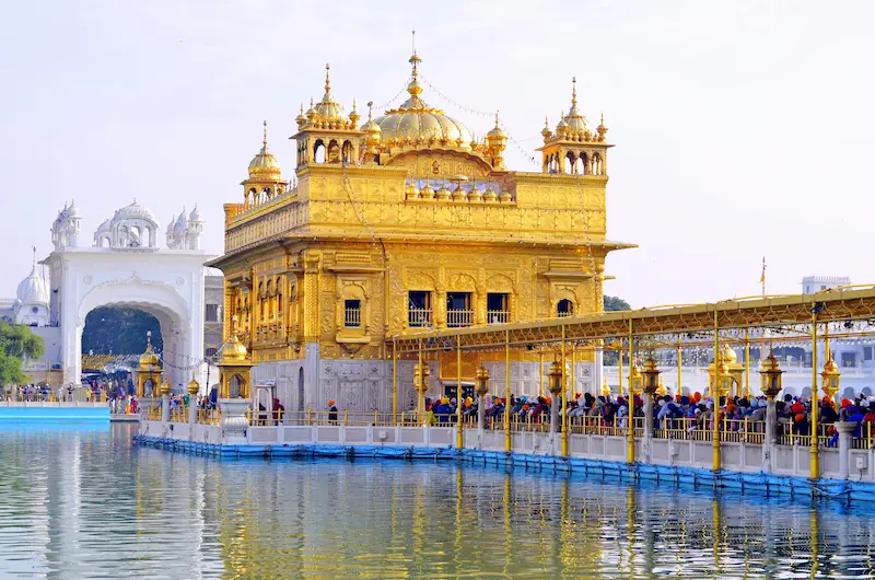 Golden Temple in Amritsar, Punjab, an important Sikh pilgrimage site