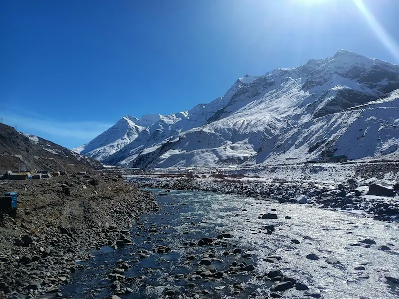 Himalayan mountains and hill stations in North India