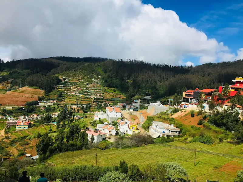 Hill stations and mountain landscapes in South India