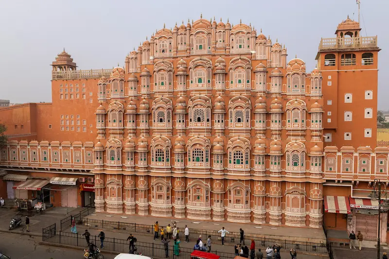 Jaipur and Rajasthan palace entry route for West India travel
