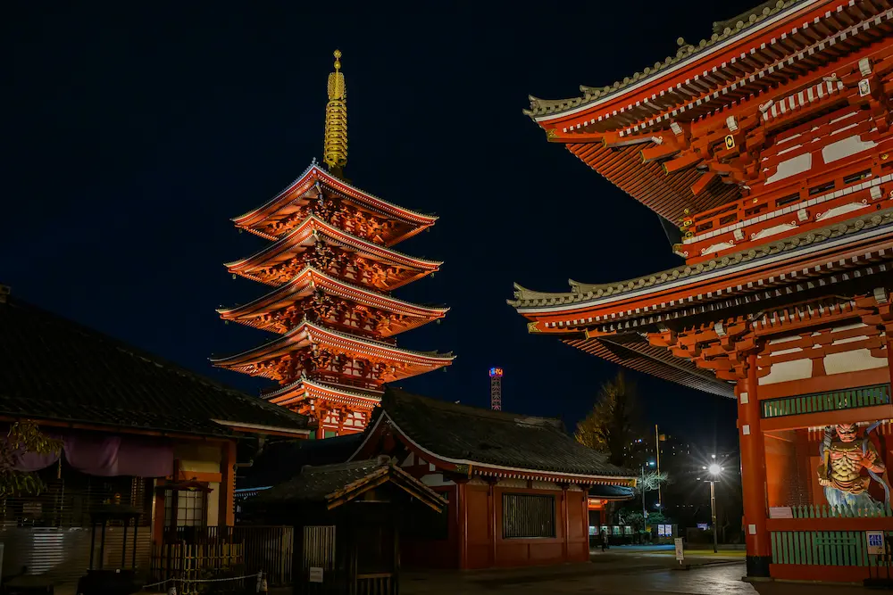 Senso-ji Temple in Tokyo Japan