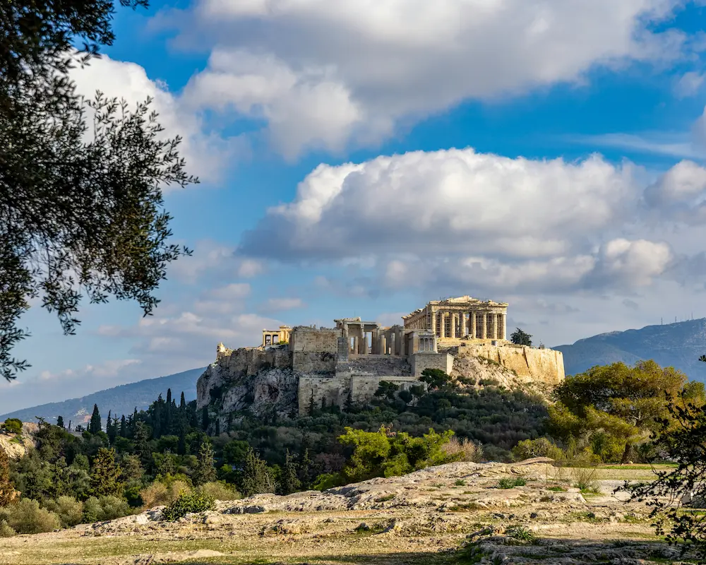 The Acropolis of Athens in Greece