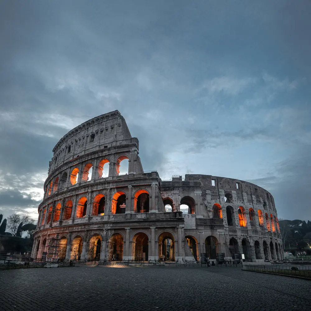 The Colosseum in Rome, Italy