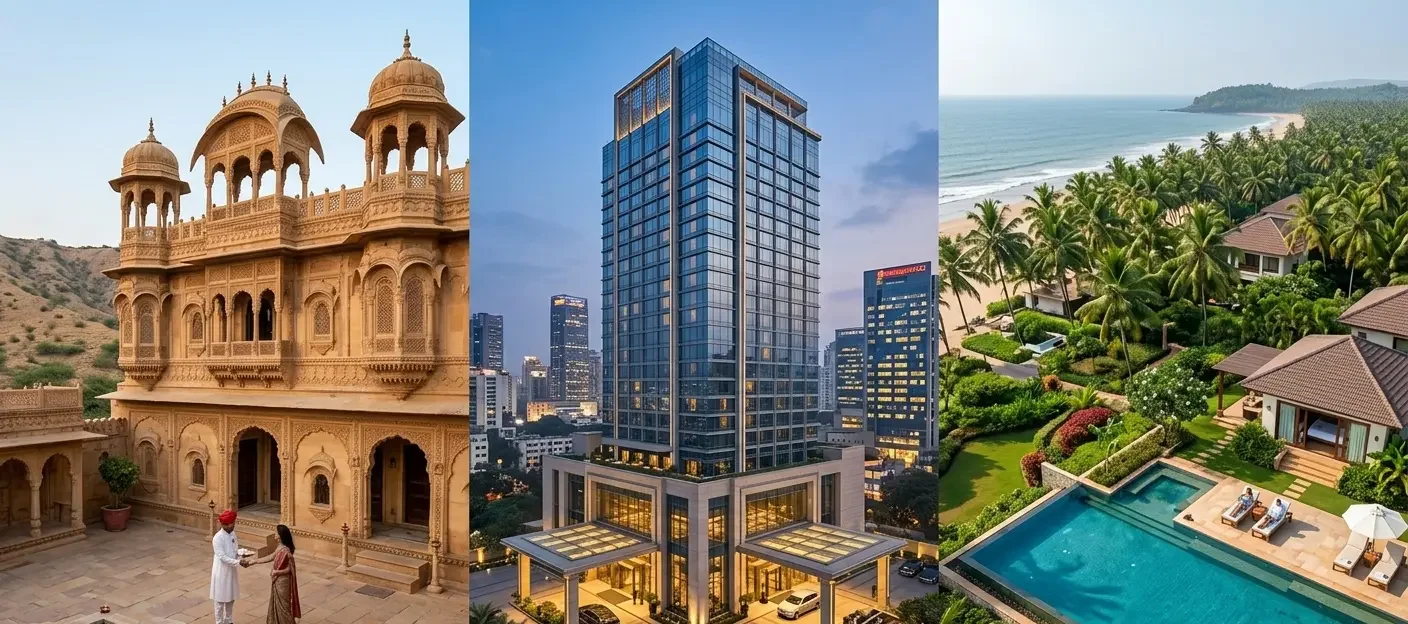 Accommodation options in India
