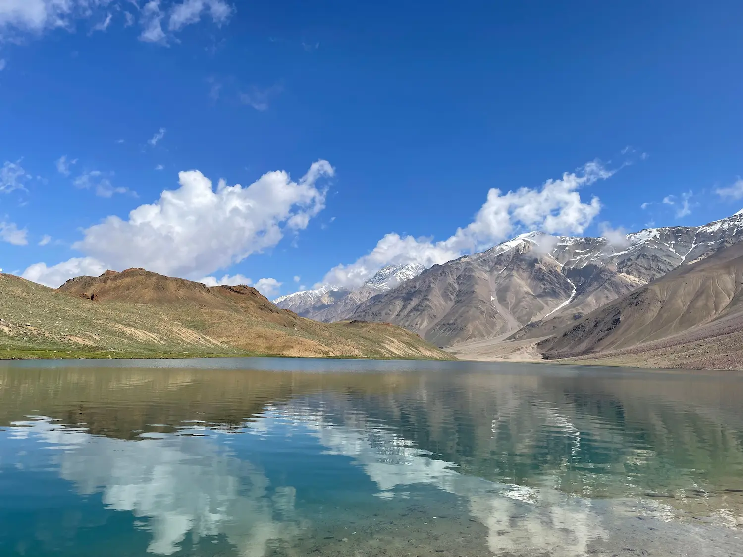 Chandratal Lake in Spiti Valley, Himachal Pradesh