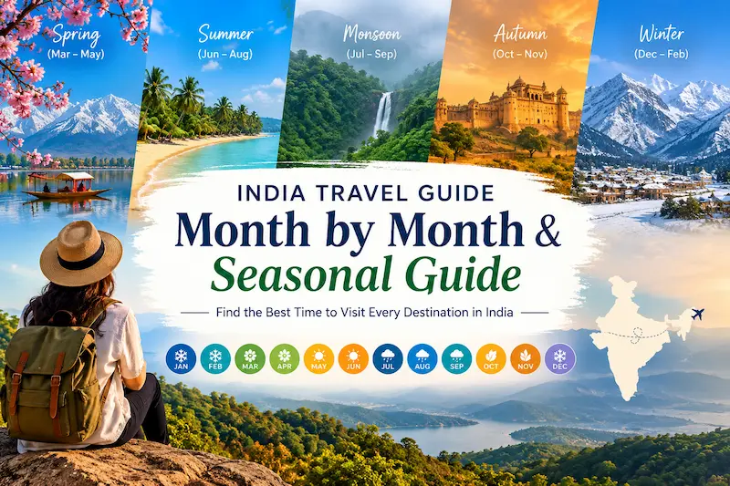 Best time to visit India month by month and season by season