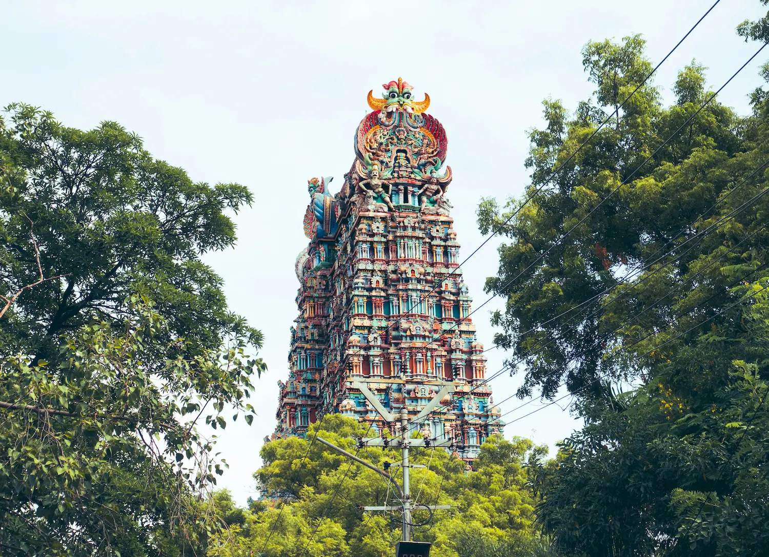 Meenakshi Amman Temple in Madurai, Tamil Nadu