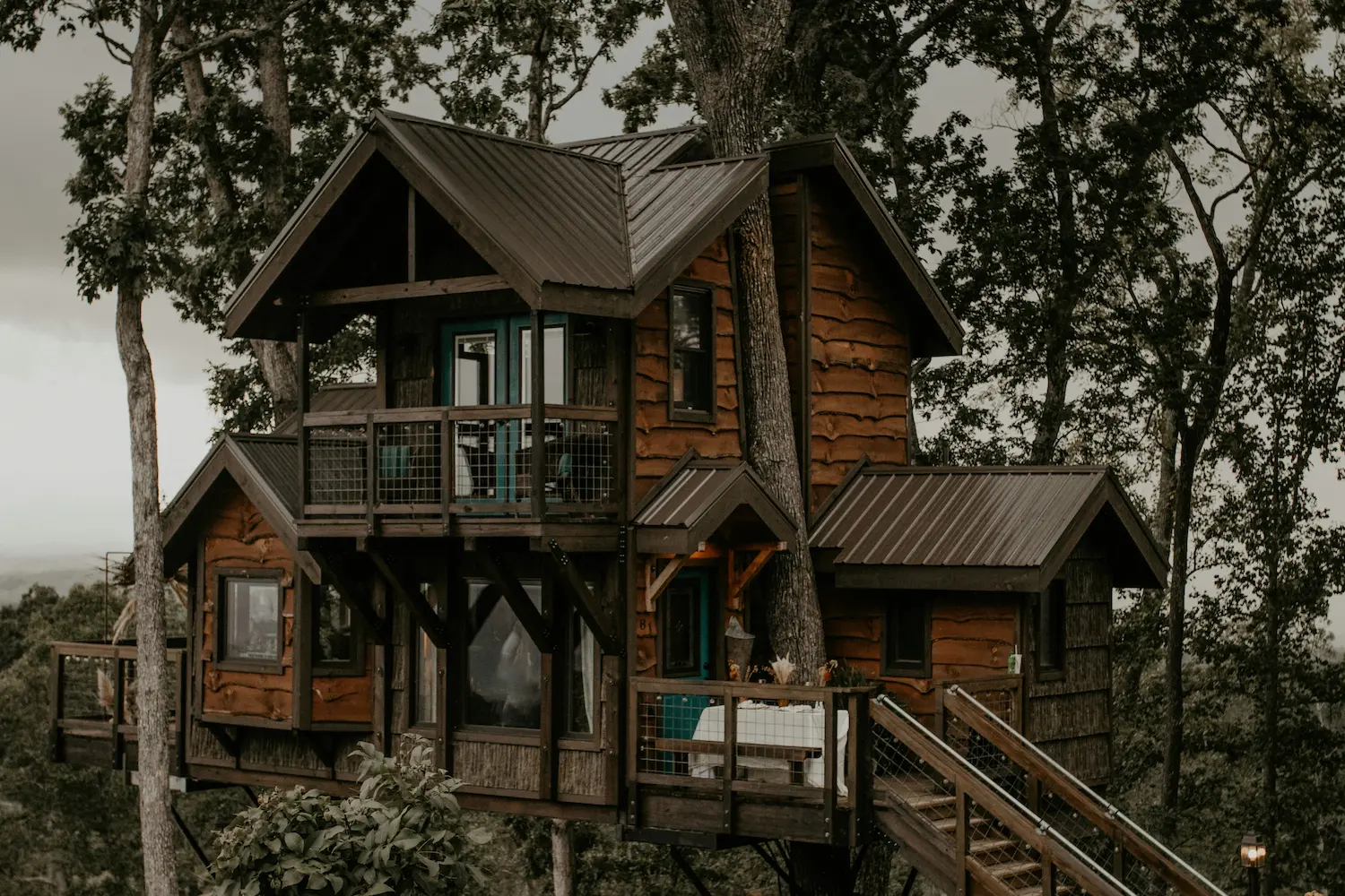 Treehouse accommodation in Kerala
